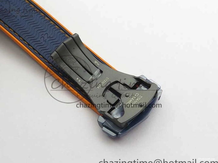 0316 Planet Ocean 45.5mm Big Blue Real Ceramic VSF 1:1 Best Edition on Blue Rubber Strap A8906 Super Clone Unique 7896